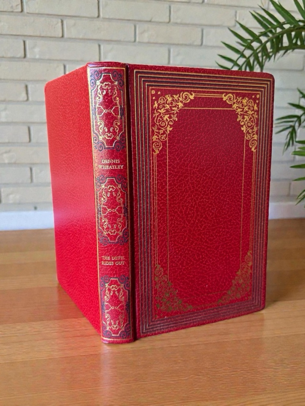 Vintage Dennis Wheatley The Devil Rides Out Decorative Hardcover Book